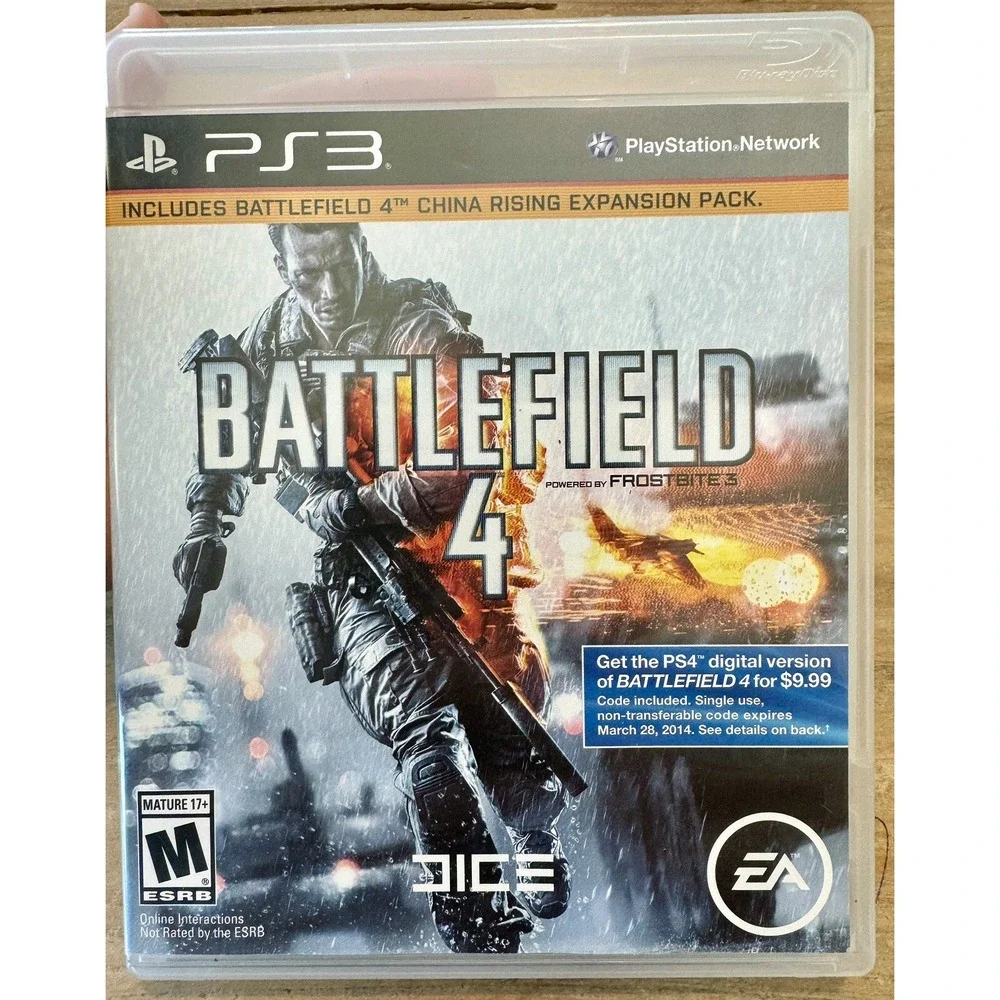 EA Games Battlefield 4 Video Game PS3 PlayStation 3 Rising Expansion Included